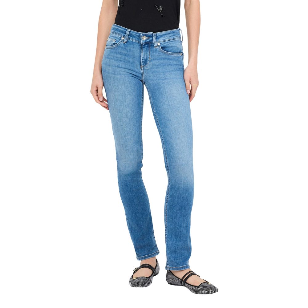 Liu Jo Light Blue Cotton Skinny Jeans