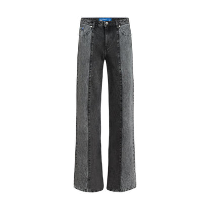 Karl Lagerfeld Black Cotton Relaxed Fit Jeans