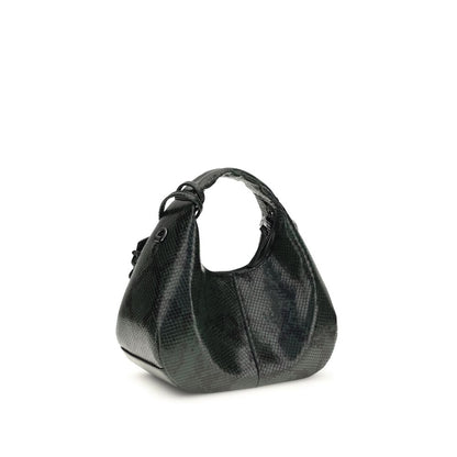 Ganni Black Recycled Polyester Shoulder Bag
