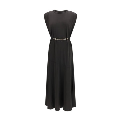 PINKO Black Acetate Casual Dress