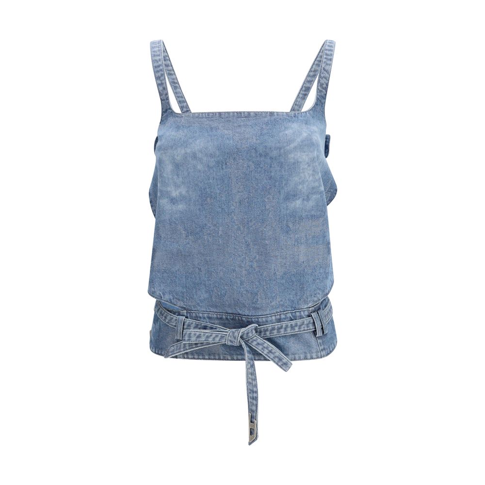 Diesel Blue Cotton Top