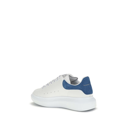 Alexander McQueen platformssneakers i hvidt kalvelæder