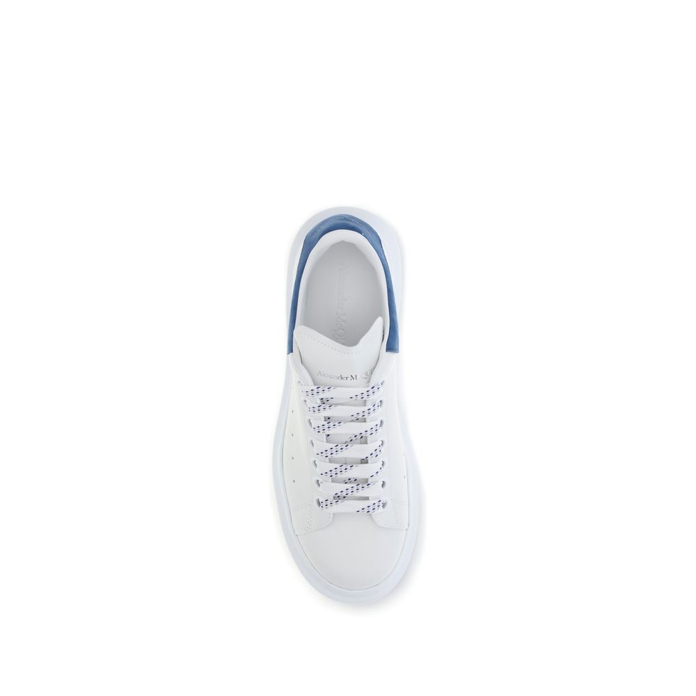 Alexander McQueen platformssneakers i hvidt kalvelæder