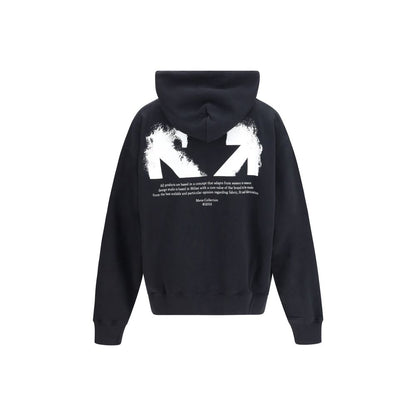 Off-White Black Cotton Sweatshirt