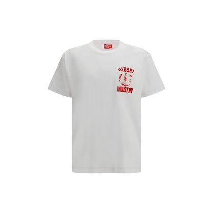 Diesel White Cotton T-Shirt