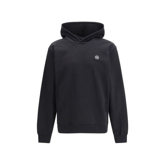 Philipp Plein Black Cotton Sweatshirt