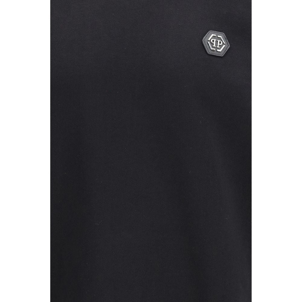 Philipp Plein Black Cotton Sweatshirt