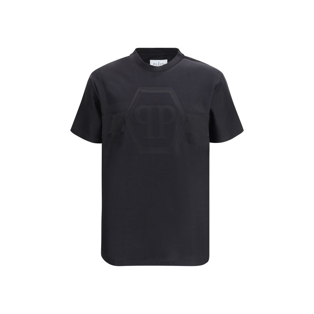 Philipp Plein Black Cotton T-Shirt