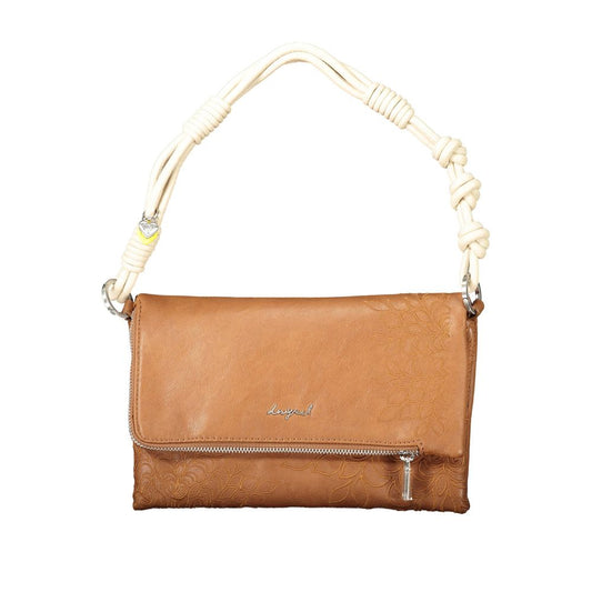 Desigual Marrone Poliuretano Woman Handbag