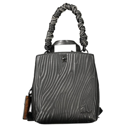 Desigual Black Polyurethane Women Mini Backpack