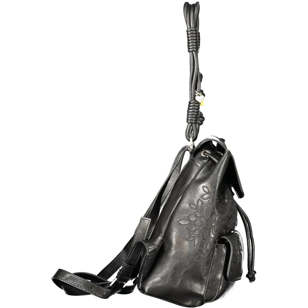 Desigual Black Polyethylene Backpack