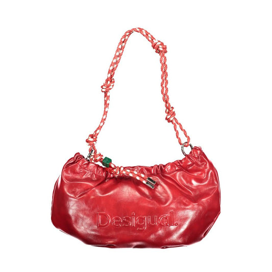 Desigual Red Polyethylene Handbag