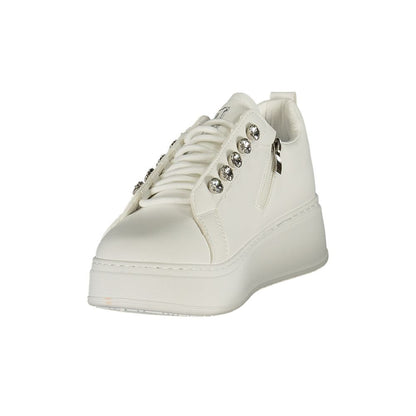 Laura Biagiotti White Polyester Athletic Sneakers