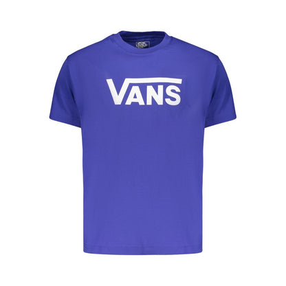 Vans Blu Cotton Men T-Shirt