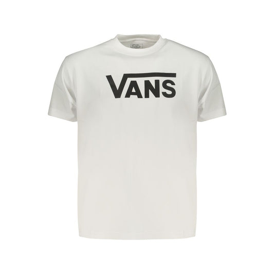 Vans White Cotton Men's T-Shirt