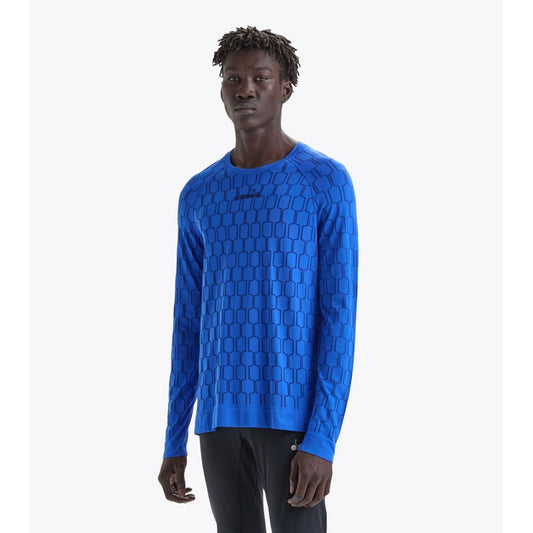 Diadora Blue Polyamide Long Sleeve T-Shirt