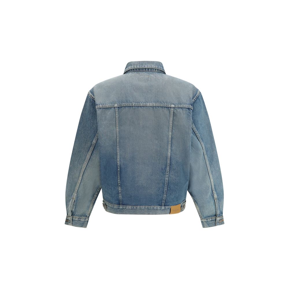 Saint Laurent Blue Cotton Denim Jacket