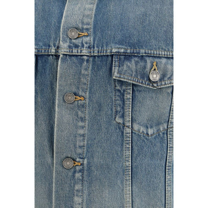 Saint Laurent Blue Cotton Denim Jacket