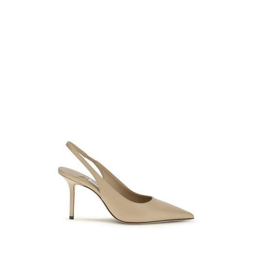 Jimmy Choo Beige Calf Leather Bos Taurus Pumps