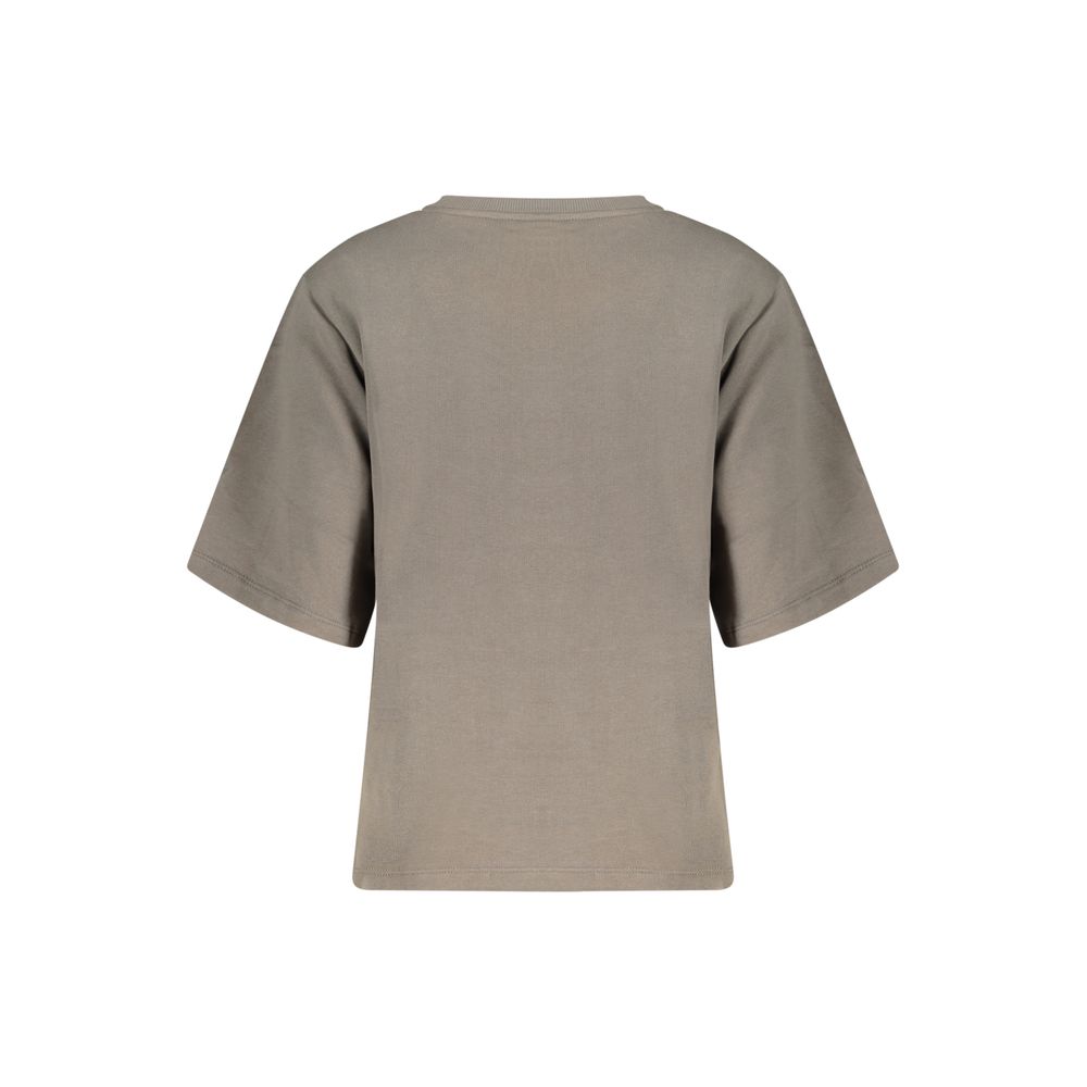 Desigual Grigio Cotton Women Sweatshirt