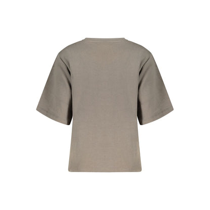 Desigual Grigio Cotton Women Sweatshirt