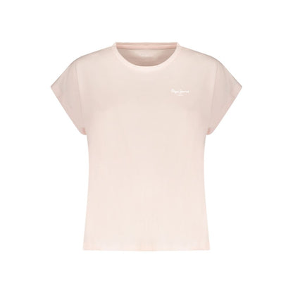 Pepe Jeans Pink Cotton T-Shirt