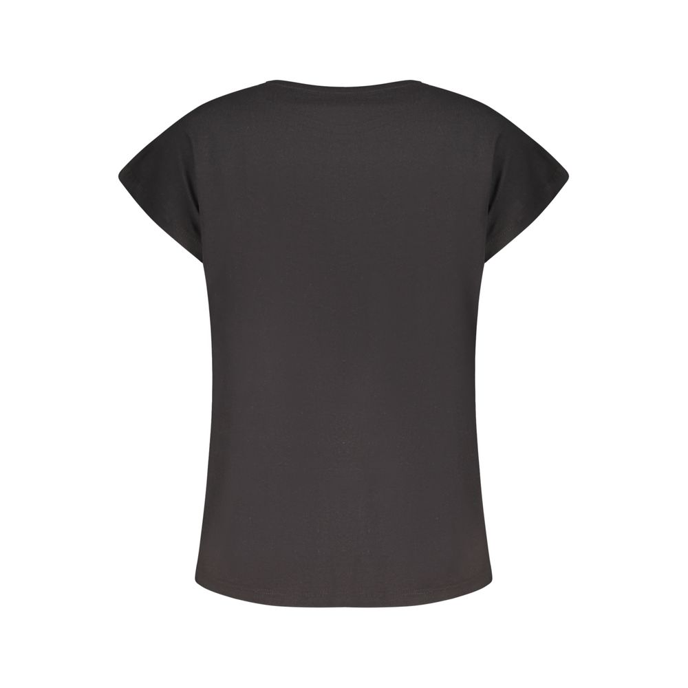 Pepe Jeans Black Cotton T-Shirt