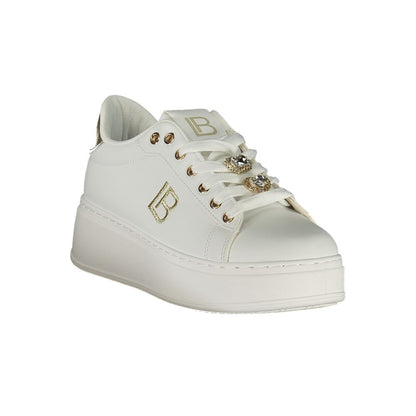 Laura Biagiotti White Polyurethane Women Sneaker