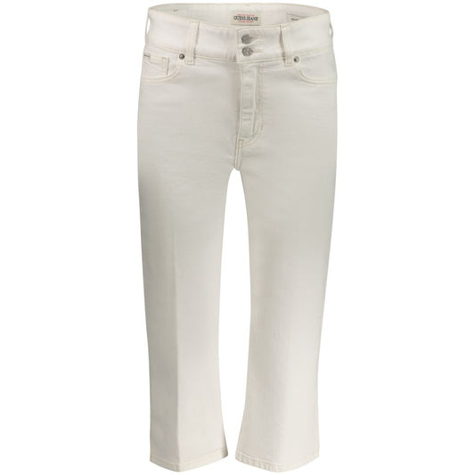 Guess Jeans White Cotton Women's Jean