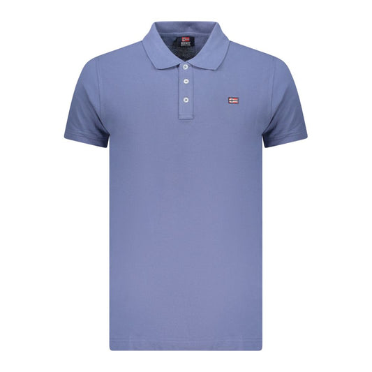 Norway 1963 Blue Cotton Men Polo