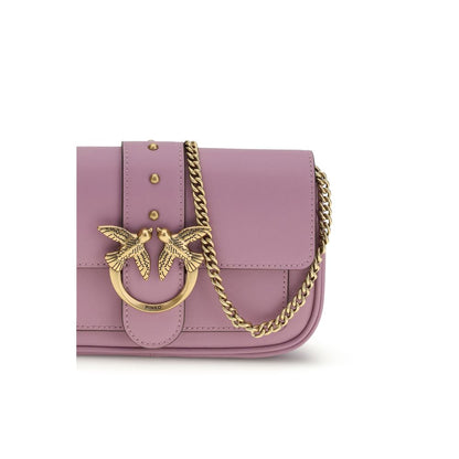 PINKO Multicolor Calf Leather Bos Taurus Shoulder Bag