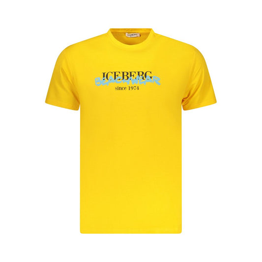 Iceberg Yellow Cotton T-Shirt