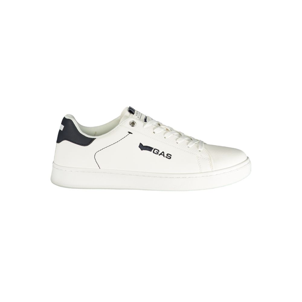 Gas White Polyurethane Men Sneaker