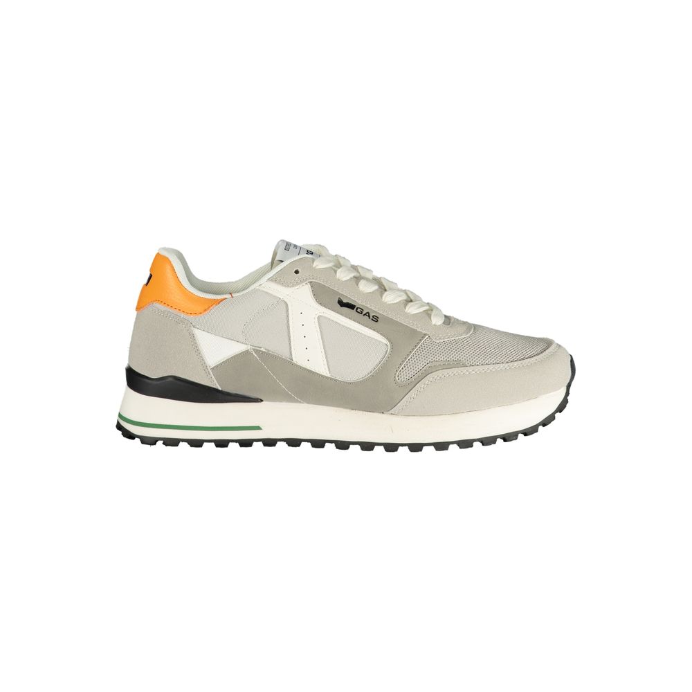 Gas Grigio Polyurethane Men Sneaker