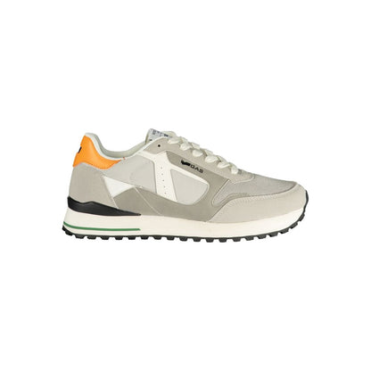 Gas Grigio Polyurethane Men Sneaker