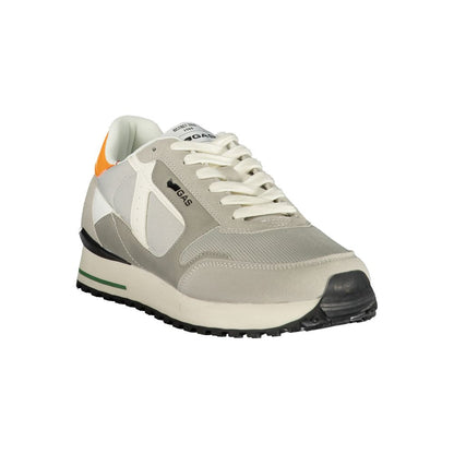 Gas Grigio Polyurethane Men Sneaker