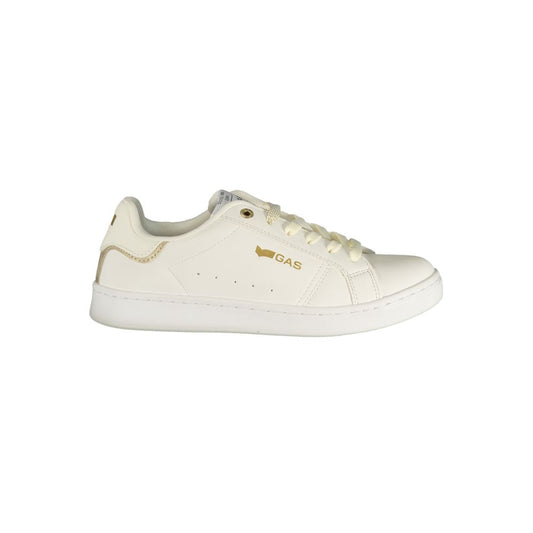 Gas Bianco Polyurethane Women Sneaker