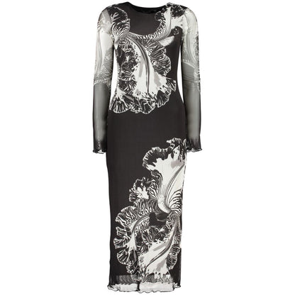 Desigual Black Polyester Casual Dress