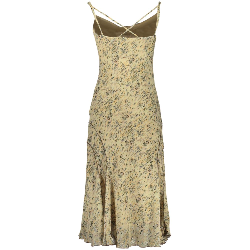 Desigual Beige Polyester Casual Dress