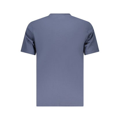 Converse Blu Cotton Men T-Shirt