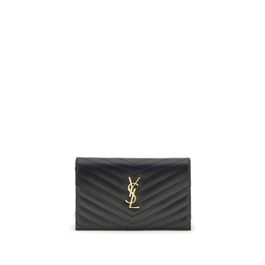 Saint Laurent Black Calf Leather Bos Taurus Shoulder Bag