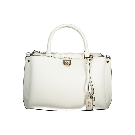 Guess Jeans Bianco Poliuretano Womens Handbag