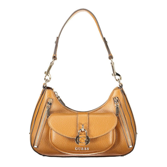 Guess Jeans Marrone Poliuretano Women Handbag