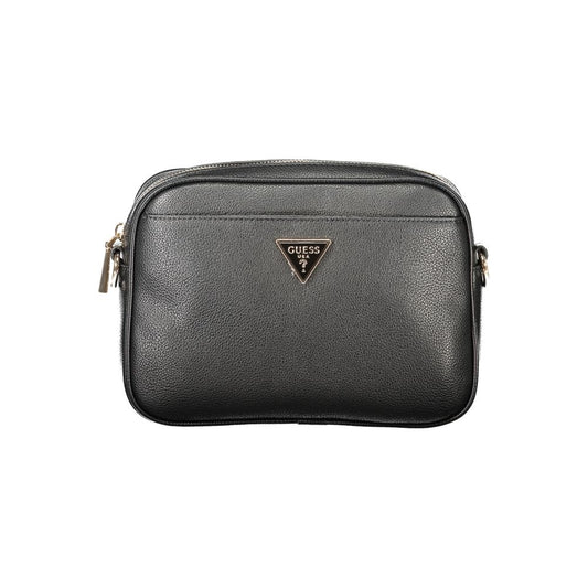 Guess Jeans Nero Poliuretano Women Handbag