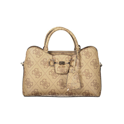 Guess Jeans Beige Polyethylene Handbag