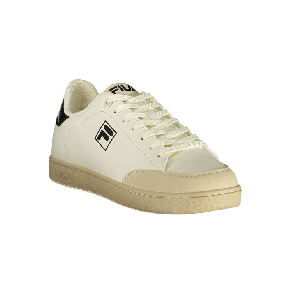 Fila White Polyester Low Top Sneakers