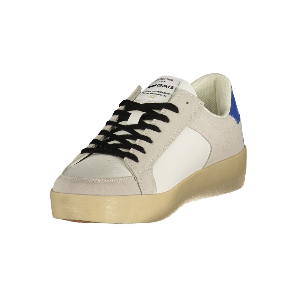 Gas Bianco Polyurethane Men Sneaker