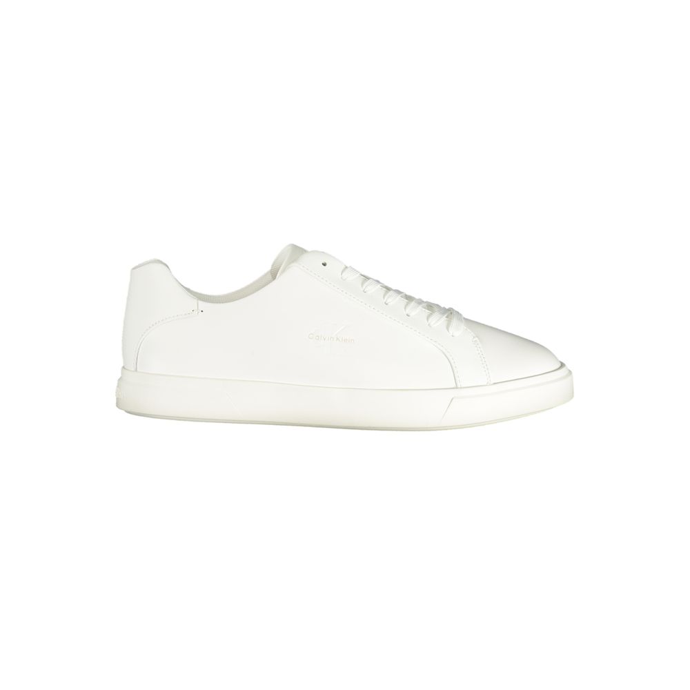 Calvin Klein Bianco Polyurethane Men Sneaker