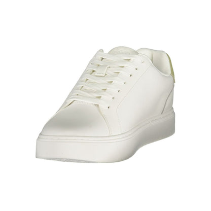 Calvin Klein sneakers til mænd – hvid med grønne detaljer