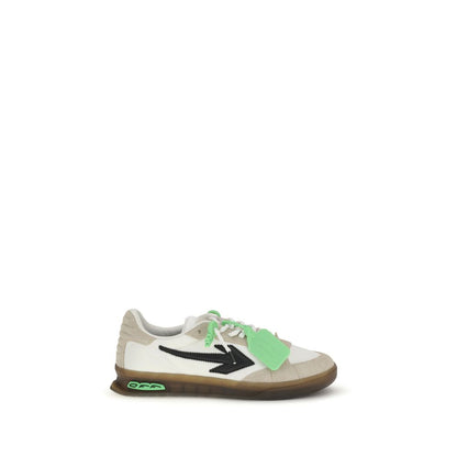 Off-White Multicolor Calf Leather Bos Taurus Low Top Sneakers